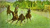 Edouard Manet Wall Art - At The Races